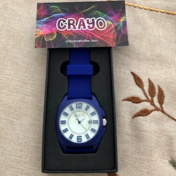 🌸 Crayo Unisex Silicone Adjustable Strap Watch - Picture 1 of 6